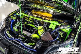 The colours were constantly swirling around in the lights. Tuned 671bhp Ford Focus Rs Mk2 Fast Car