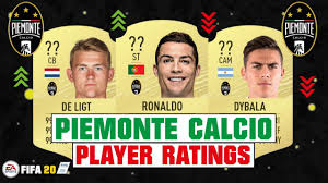 Piemonte calcio logo sweatshirts & hoodies. Fifa 20 Piemonte Calcio Player Ratings Ft Ronaldo Dybala De Ligt Etc Youtube