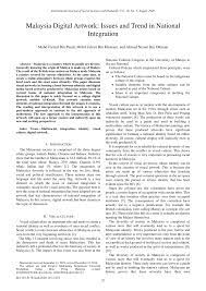 PDF) Malaysia Digital Artwork: Issues and Trend in National Integration