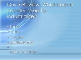 Why Was England The First Country To Industrialize Ppt Download