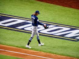 In his second full season with the rays, led the team with 57.1 ip and 91 so and tied for 2nd with 5 wins. World Series Game 1 Dodgers Punish Rays Mistakes Sports Illustrated