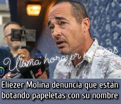 𝐄𝐋𝐈𝐄𝐙𝐄𝐑 𝐌𝐎𝐋𝐈𝐍𝐀 𝐃𝐄𝐍𝐔𝐍𝐂𝐈𝐀 𝐐𝐔𝐄 𝐄𝐒𝐓Á𝐍  𝐁𝐎𝐓𝐀𝐍𝐃𝐎 𝐏𝐀𝐏𝐄𝐋𝐄𝐓𝐀𝐒 𝐂𝐎𝐍 𝐒𝐔 𝐍𝐎𝐌𝐁𝐑𝐄 Luego de una  ciudadana utilizara sus redes sociales para reportar que en medio del  escrutinio general, de la Comisión Estatal de ...