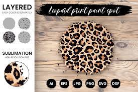 Download Layered Leopard Paint Spot Svg Brush Stroke Sublimation Png 999764 Illustrations Design Bundles
