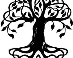 Opens in a new window; Celtic Tree Of Life Black And White Novocom Top