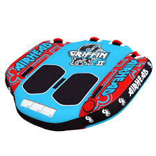 (deflated) round deck tube is one hot. Airhead Griffin 2 Towable Inflatables Boatworld Uk
