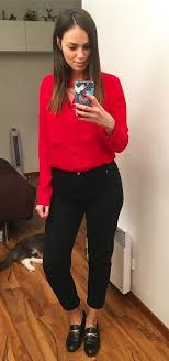 40 Basic Fall Outfits To Copy Now Perfect Winter Outfit Red Shirt Dress Outfit Inspiration Fall