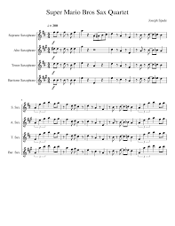 Download And Print In Pdf Or Midi Free Sheet Music For Super Mario Brothers By Koji Kondo Arranged By Joseph Super Mario Super Mario Bros Super Mario Brothers