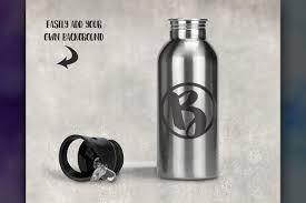 Stainless Steel Water Bottle Mockup Angles Bottle Templates Object Bottle Bottle Mockup Stainless Steel Water Bottle