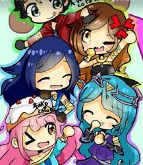 See more ideas about fan art drawing, youtube art, cute youtubers. Drawing Of The Krew Or Rainbow Gold Funneh Lunar And Draco Share De Art Peeps