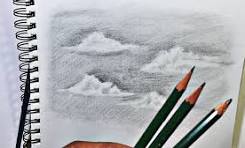 ✏️ COMO DIBUJAR NUBES A LAPIZ PARA PRINCIPIANTES - PASO A PASO✏️