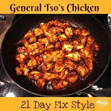 General Tso S 21 Day Fix Chicken Nourriture Repas Alimentation