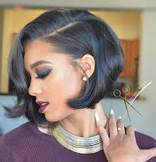 Contemporary women can choose among medium bob hairstyles with bangs, choppy or messy bobs, short layered or curly bob. 25 Bob Hairstyles For Black Women That Are Trendy Right Now Stayglam