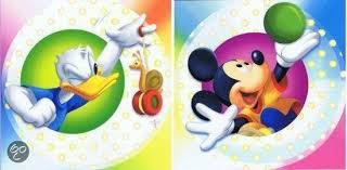 Bol Com Benza Wenskaart Verjaardagskaart Walt Disney Mickey Mouse En Donald Duck 10 Stuks