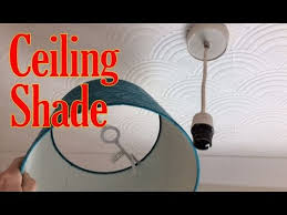 Top diameter x 17 in. How To Change A Ceiling Light Shade Very Easy Youtube
