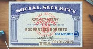 Buy Social Security Numbers Online Card Template Social Security Card Templates