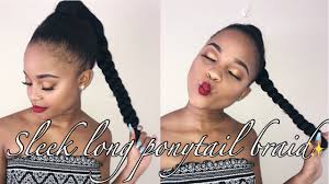 There are a variety of new hairstyles men can go for. How To Sleek Ponytail Braid With Short Natural Hair South African Youtuber Youtube