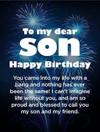 Birthday Message For My Son Turning 22 I Can T Imagine Life Without You Happy Birthday Wishes Card For Son Birthday Greeting Cards By Davia Birthday Messages For Son Birthday Wishes For Son Birthday Cards For Son