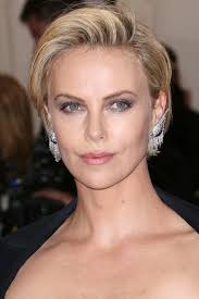 Home> hairstyles> celebrity hair> charlize theron hairstyles> charlize theron's super short hair charlize theron is arguably one of the most beautiful women in hollywood. Charlize Theron Red Carpet Hair And Hairstyles British Vogue British Vogue