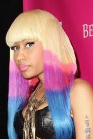 Nicki Minaj Purple Blue Blonde Cool Hair Designs Red Hair Color Hair