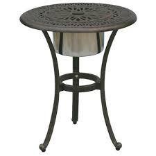 Darlee Elisabeth Side Table Outdoor End Tables Aluminum Furniture Patio Furniture Collection