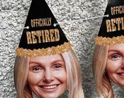 Custom Face Retirement Banner & Decorations