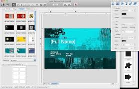 Drag elements around using the dotted borders that show up when placing the. Home Business Card Composer For Mac Screenshot Page