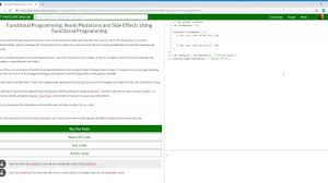4 23 Functional Programming Avoid Mutations And Side Effects Using Func How To Apply Argument Coding Camp