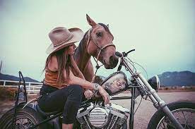 Just A Girl Her Bike Lady Biker Biker Girl Motorcycle Girl