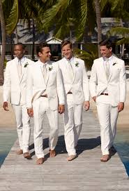 The Wedding Collection White Wedding Suit Linen Wedding Suit Groomsmen Suits 15 white summer party outfits for men. white wedding suit