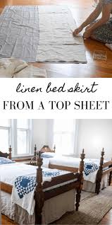 Maybe you would like to learn more about one of these? Diy Bed Skirt With Linen Farmhouse On Boone