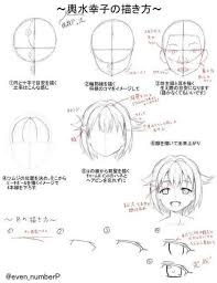 Tutorials Hoofden Tekenen Manga Tekenen Tekenen