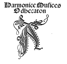 A dance in triple time. Harmonice Musices Odhecaton Wikipedia