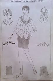 Baju hem kemeja wanita lengan panjang cantik model terbaru. Detail Gambar Sketsa Desain Baju Kerja Wanita Klopdesain