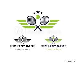 Wings Racket Ball Tennis Star Logo Rww Photo Logo Star Logo Royalty Free Images