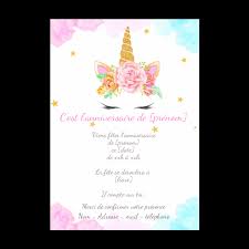 If you are using mobile phone. Carte Invitation Anniversaire Licorne Enfant Rose Gratuit A Imprimer Carte 2618