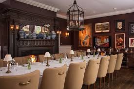 Located in the big dining room by the pool, the breakfast buffet is served from 8 am til 10 am, and dinner between 8 pm and 10 pm. Dining Area With Big Table Picture Of Table Six Restaurant Lenox Tripadvisor