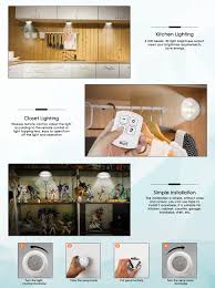 Under Cabinet Lights Home Kitchen Led Wireless Battery Operated 6 Pack Kitchen Cabinet Lighting With Remote Control For Kitchen Closet Room Inlife Under Cabinet Lighting