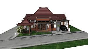 Denah rumah modern sederhana dan minimaliss 3 kamar. Desain Atap Rumah Joglo Modern Deagam Design