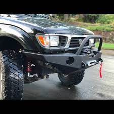 The tacoma universal rear bumper kit will help you finish the job right. 1996 2004 New Redesigned Tacoma Open Top Weld It Yourself Winch Bumper Kit