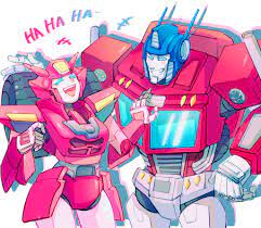 optimus prime and elita one (transformers and 1 more) drawn by shisan_wei |  Danbooru