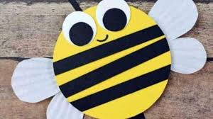 Help him glue the leaves and flower petals on or around the bee. Wooden Craft Bumble Bees For Kids The Inspiration Edit