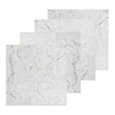 Check spelling or type a new query. 4pk Yol White Marble Effect Self Adhesive Vinyl Floor Tiles On Onbuy