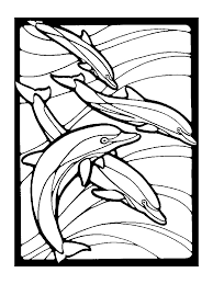 It may sound a bit laborious, but it is the only way to correct uneven stain color on wood. Dolphins Stained Glass Style Animals Adult Coloring Pages