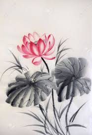 Japanese Lotus Watercolour Google Search Dessin Lotus Dessin Floral Fleur Japonaise