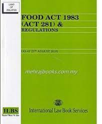 Details on food regulations amendments from 1987 to january, 1994 : Food Act Bulb