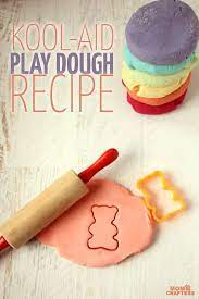 Make Play Dough In Any Color Recipe Playdough Recipe Playdough Kool Aid Play Dough Recipe