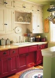 30+ red kitchen cabinets! ideas red