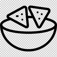 You can use these tortilla chip clip arts for your website, blog, or share them on social networks. Salsa Guacamole Burrito Dipping Sauce Png Clipart Black And White Blender Burrito Chips Corn Tortilla Free