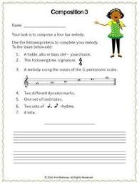 Composition Five Music Composition Worksheets Set 2 Music Composition Music Teacher Resource Elementary Music Class