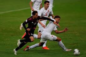 Jonathan dos santos (mexico) right footed shot from the centre of the box to the bottom left corner. Canada S Men S Soccer Team Won T Play In Tokyo Olympics After 2 0 Loss To Mexico Infonews Thompson Okanagan S News Source